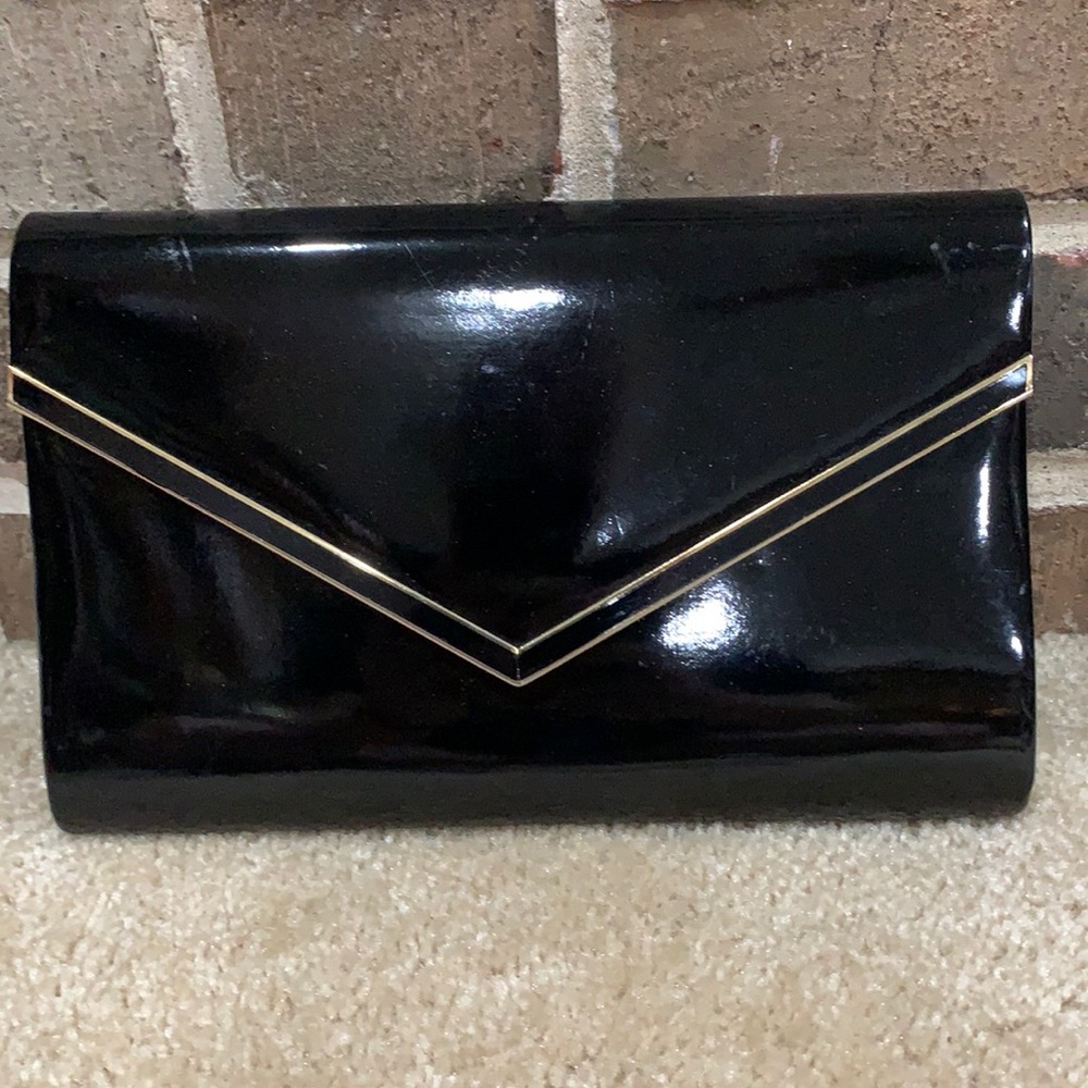 Black clutch purse